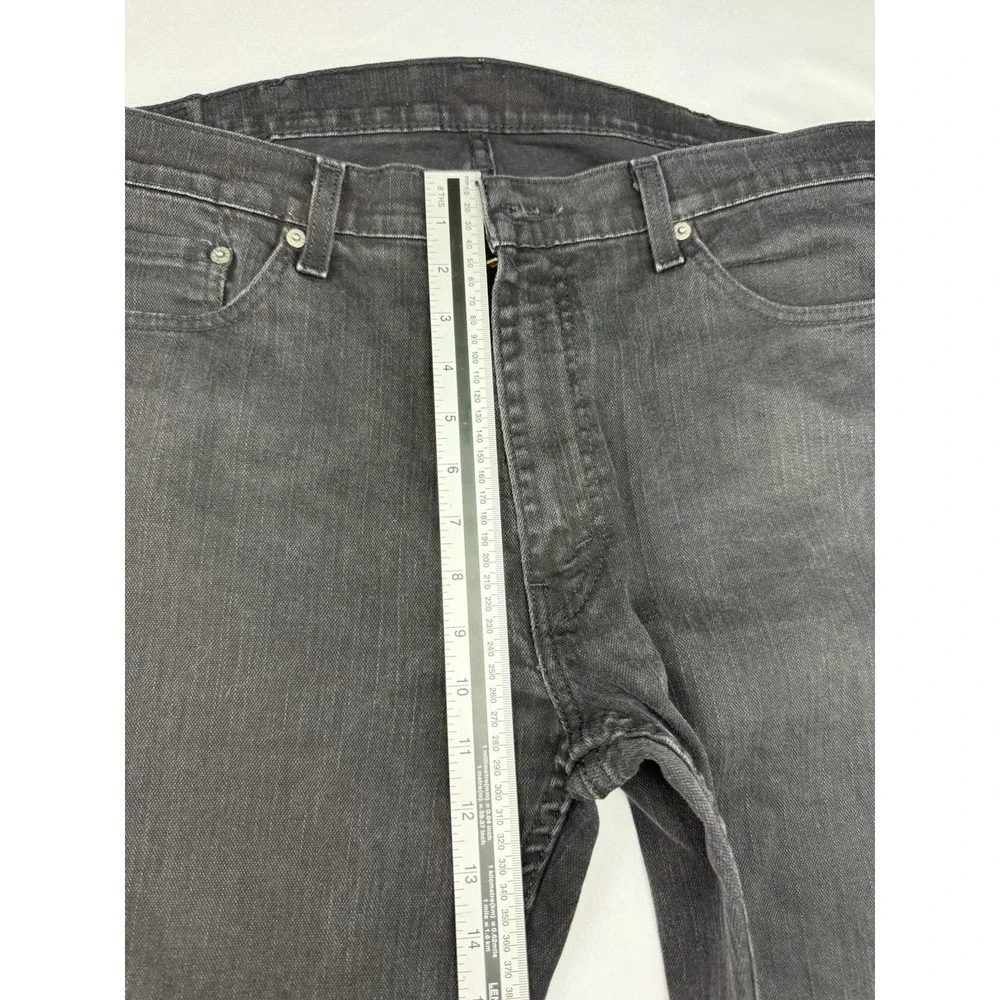 Levis 559 Mens‎ 38x30 Black Relaxed Straight Fit Jeans WaterLess